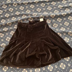 Velvet skirt